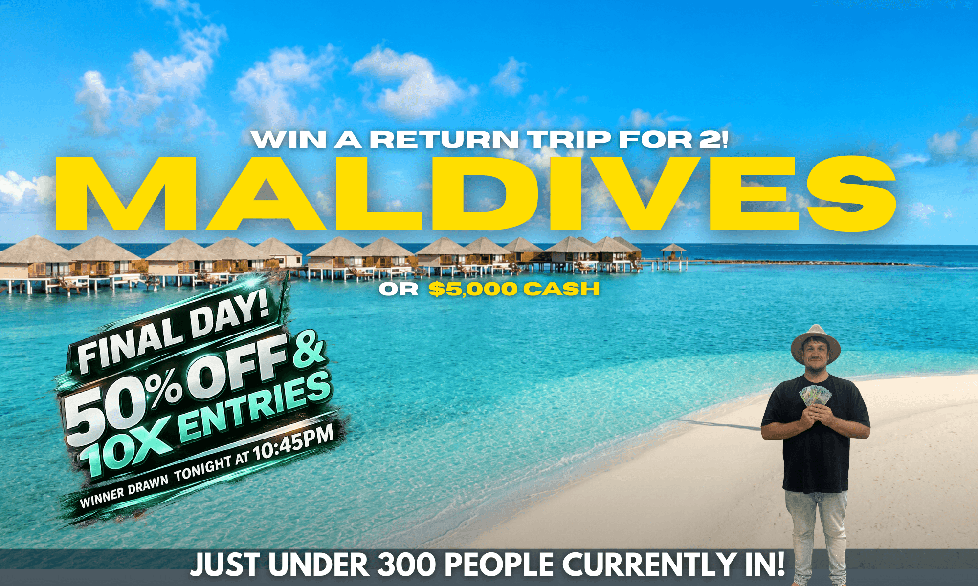 MALDIVES OR $5k